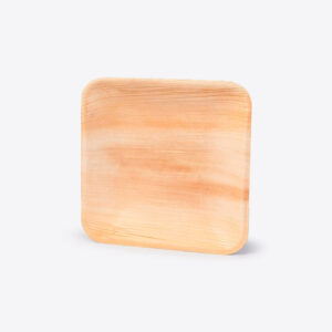 Palm Leaf Square Plates